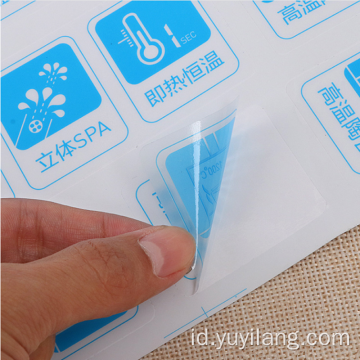 Sticker foil label perekat anti-counterfeiting